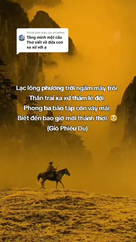 Trả lời @vit.lmther #thotamtrang #xuhuong #thơhay 