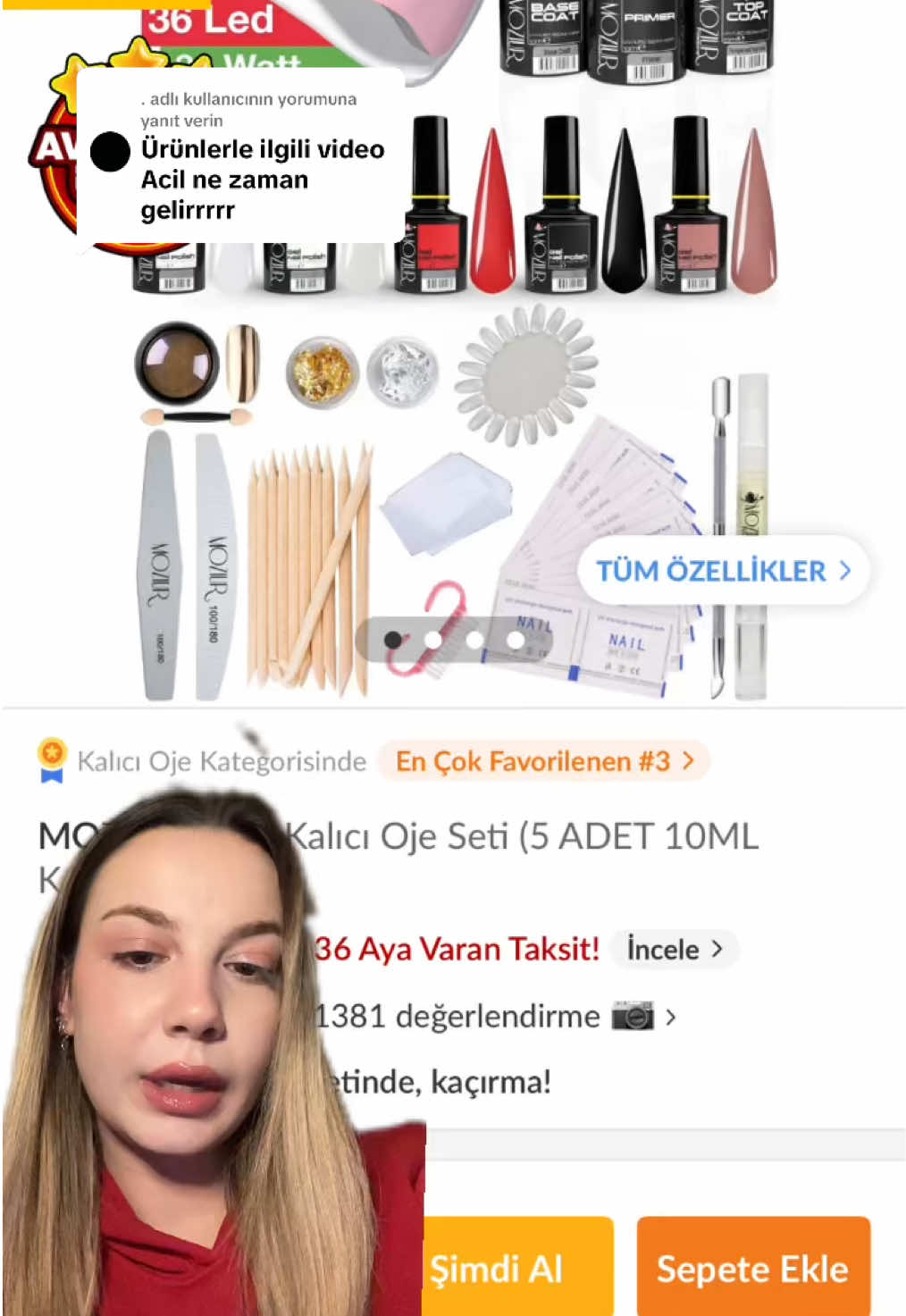 @. adlı kullanıcıya yanıt veriliyor buyrun kızlarıımmm 💅🏻videode bahsettiğim ürünler sırayla - moziur evde kalıcı oje seti - nail master hızlı oje çıkarıcı  - moziur freze uç seti - dece primer base coat top coat seti  - nail master rakı beyazı jel  - nail master yapışkanlık temizleme spreyi  - freelady çift taraflı poly jel fırçası *reklam yok #kalıcıoje #proteztırnak #evdekalıcıoje #nails #nailart #tırnak #tırnakbakımı #trendyol #nail 