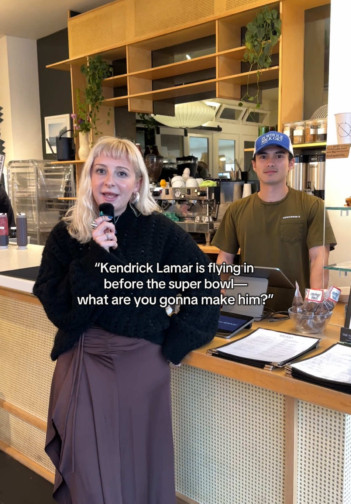 it’s giving touchdown 🙂‍↕️🥯🍊#rhodeisland #newportri #providenceri #coffeetok #supportsmallbusiness #coffeeshop #kendricklamar #SuperBowl #baristatok #espresso #coffeetiktok 