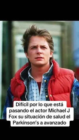 Visiblemente deteriorado de salud nuestro actor de viaje al futuro le deseamos su pronta recuperación ❤️‍🩹 #michaeljfox #usa🇺🇸 #viral
