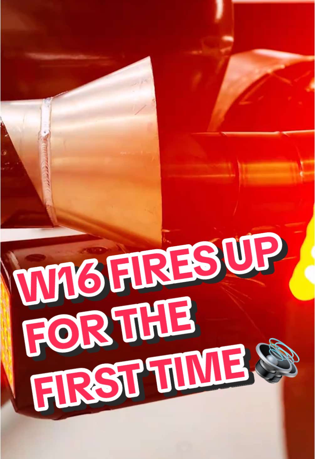 W16 fires up for the FIRST TIME  #Mercedes #F1 #W16 #FireUp #Sound