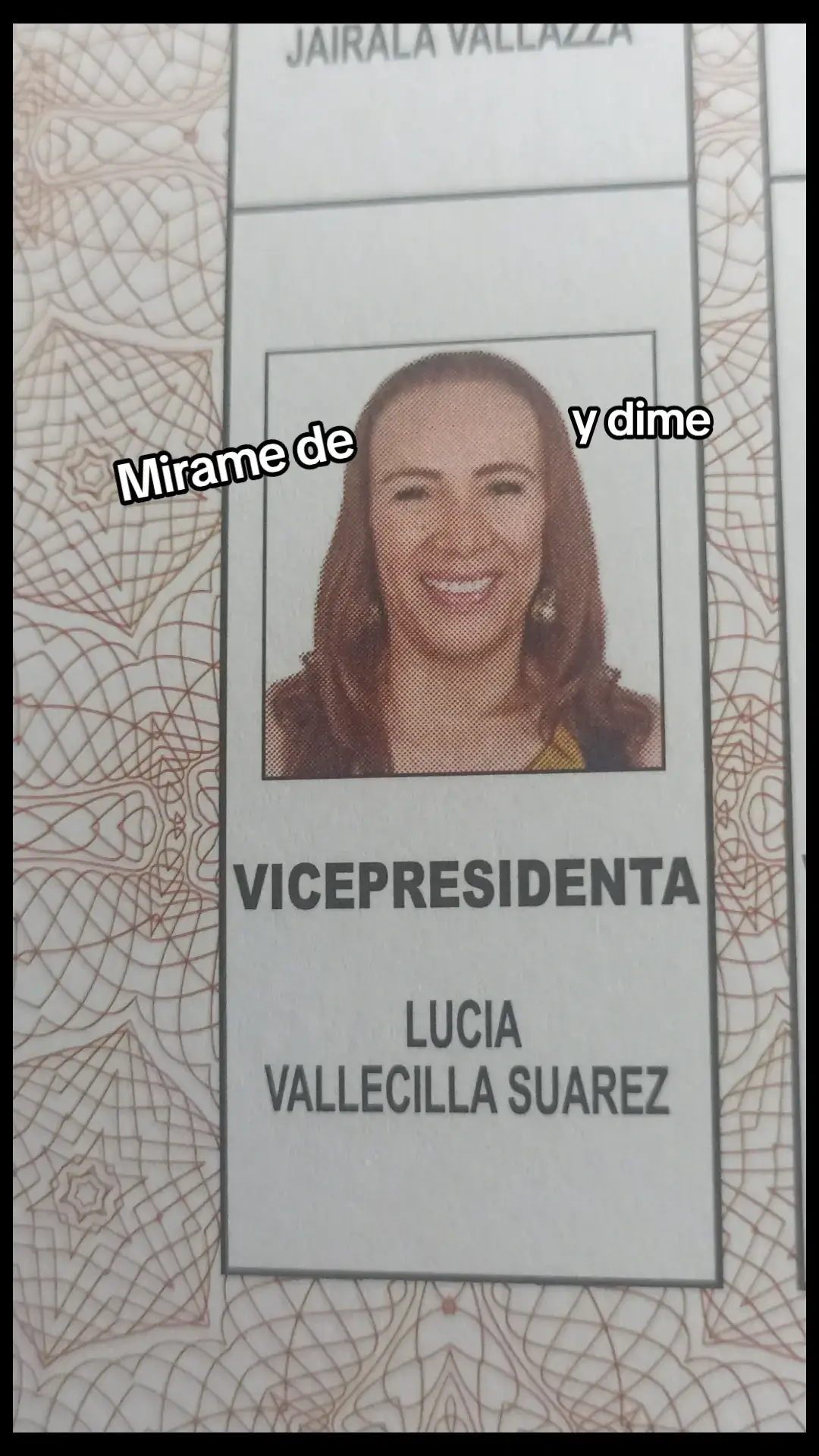 que la alegría #miramedefrenteydime #luciavallecilla #cne #ecuador #noboa 