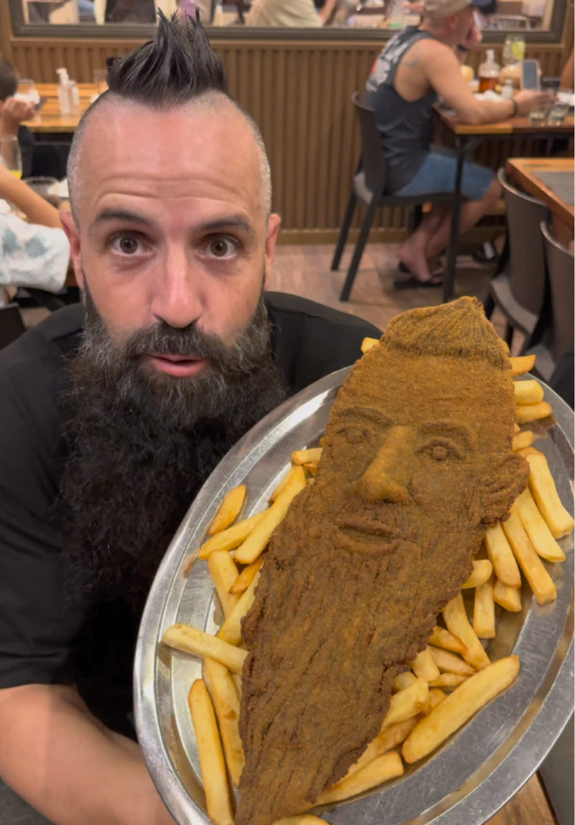 Me como mi cara en una milanesa en @El Antojo Oficial 