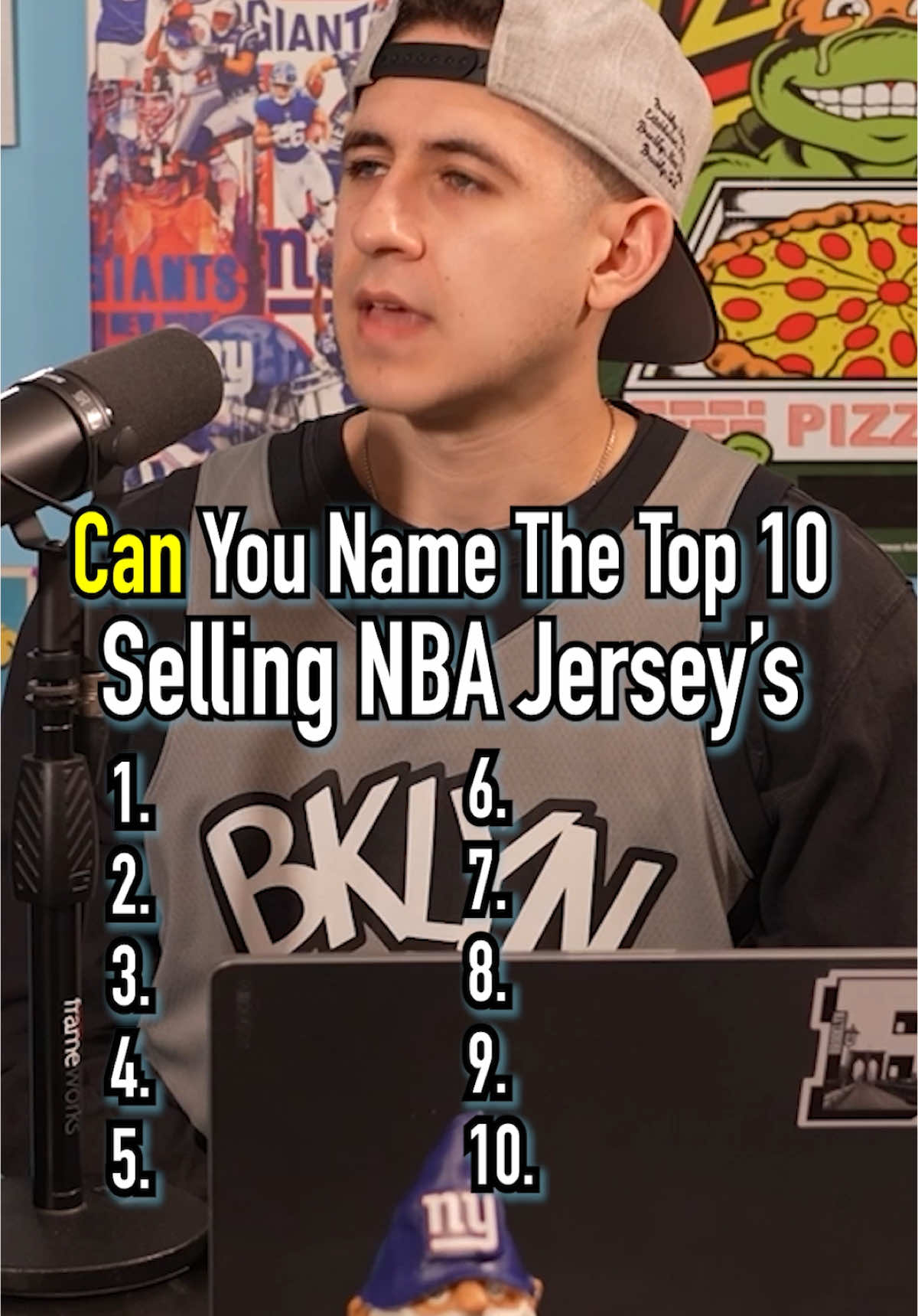 NAME THE TOP TEN SELLING JERSEYS IN THE FIRST HALF OF THIS SEASON! How Many Did You Get Right?! #fyp #NBA #fashion #jersey #basketball 