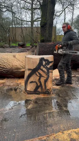 Sculpting a German Shepherd Cross Memorial 🥹🙏 #michaeljonescs #dog #germanshepherd #gsd #sculpture #woodworking #chainsaw #woodart