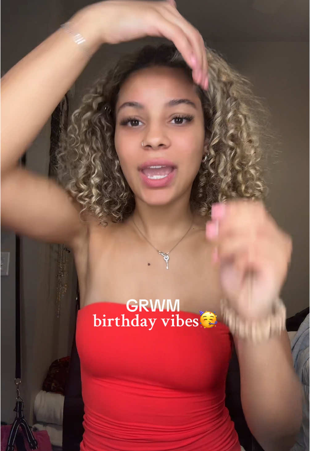 GRWM birthday party🥳 #GRWM #grwmmakeup #bday #fypシ 