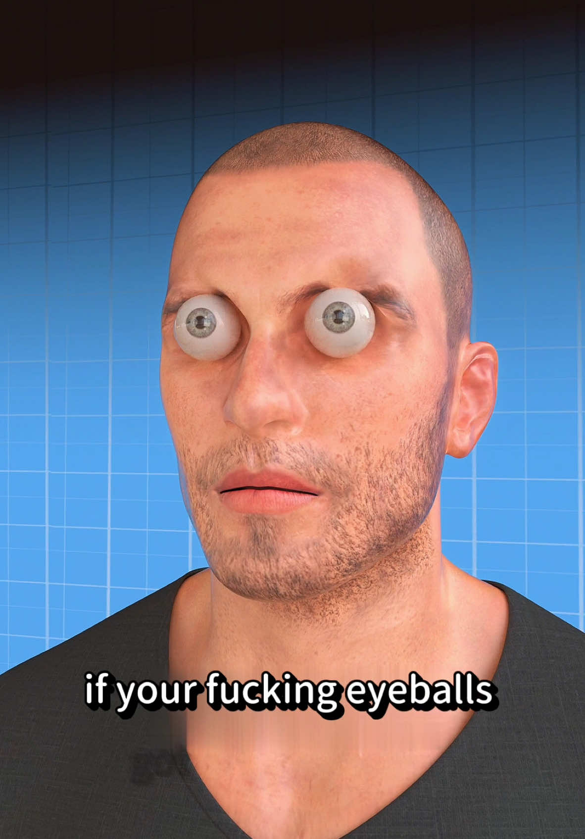 What Would You See If Your Eyeballs Fell Out? #foryoupage #DidYouKnow #mindblown 