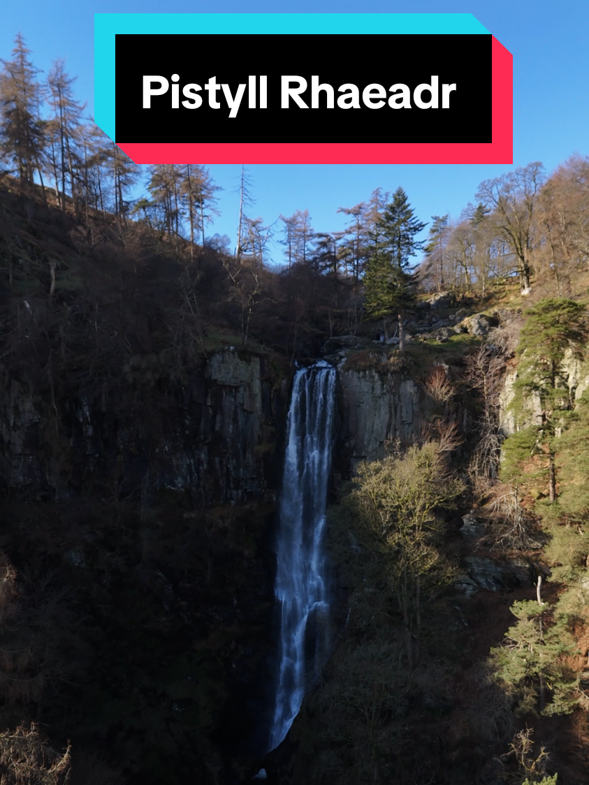 Pistyll Rhaeadr #waterfall #waterfalls #waterfallhike #view #dronetiktok #beautifulview #dronelife #dji #djimini4pro #dronevideo #droneshot #drone #djidrone #mountain #mountains 