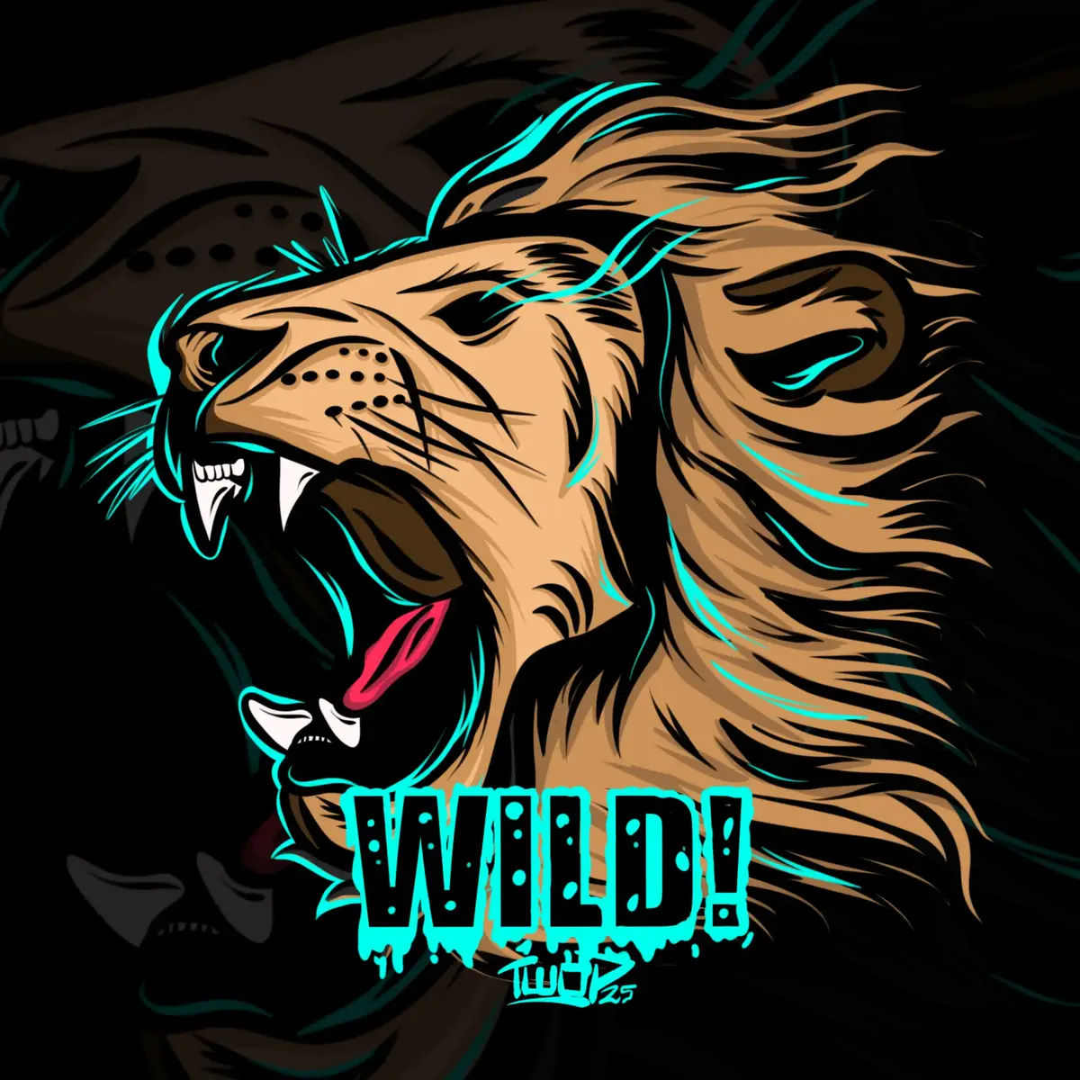 Wild!  Software: Procreate Canvas size 3000 x 3000px If you have any request design for your business, feel free to Contact us by DM or by 📬 email desaininajakuy@gmail.com Thank you! #illustration #design #designforsale #illustrationforsale #tshirtdesign