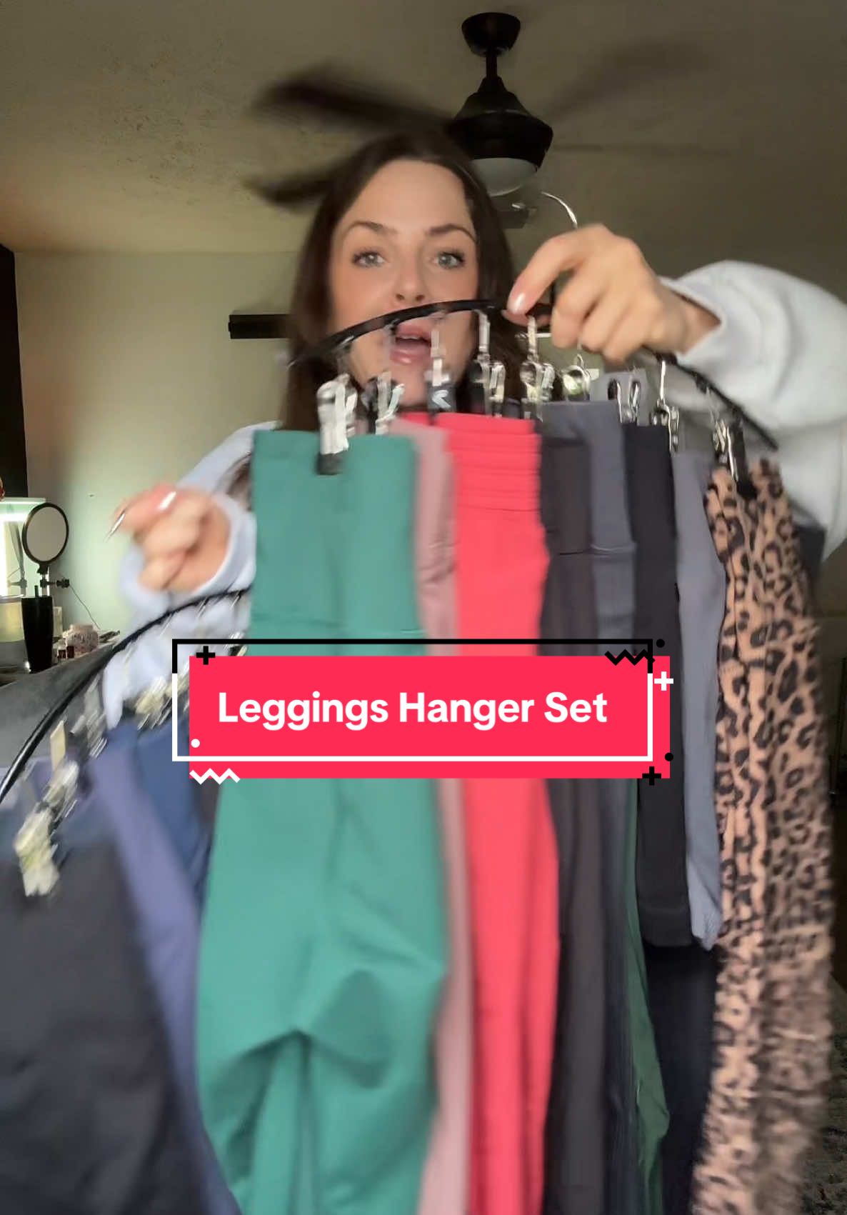 How to store your leggings ! ✨ Leggings Hanger 💙 #Hanger #LeggingsHanger #LeggingHanger #MetalHanger #PantHanger #PantsHanger #closetorganization #closetstorage #organizedhome #organizedcloset #tiktokshopjumpstart #TikTokShopLoveAtFirstFind #tiktokshopcreatorpicks  #tiktokshopjumpstartsale   #mademyyear #SuperBrandDay #lovelanguage #seasonalgems #goalcrusher 