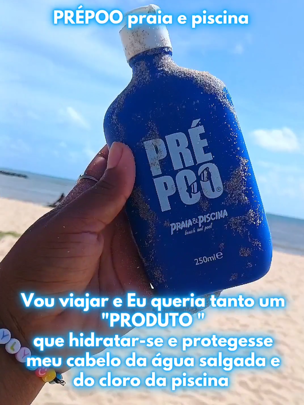 Cabelo protegido na praia e piscina 🏖️ PRÉPOO Goldspell  Vou viajar e eu queria tanto um produto que hidratar-se protegesse meu cabelo da água salgada e do cloro da piscina  Agora você tem o produto perfeito para proteger seu cabelo na praia e na piscina PRÉPOO GOLD 😍 FALA COMIGO NO DIRETO  #praia #piscina #prepoo #prepoogoldspell  #cuidadoscomocabelo #cabelo #cabelosaldavel  #hair #prépoo #goldspellcosméticos #autocuidado  #cabeloprotegido 