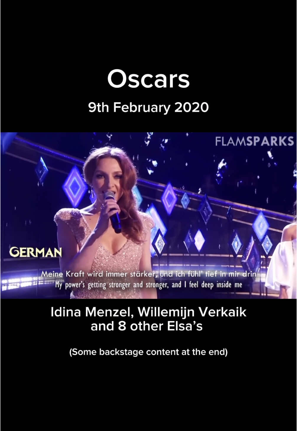 Five years ago ✨ #willemijnverkaik #idinamenzel #aurora #frozen #elsa #intotheunknown #oscars #oscars2020 #eiskönigin #broadway #wicked 