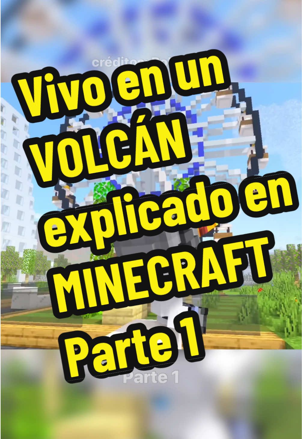 Vivo en un VOLCÁN explicado en MINECRAFT | Parte 1 #bobicraft #volcan #minecraftanimation #minecraftbedrock #minecrafter #fyp #foryou #foryoupagе 