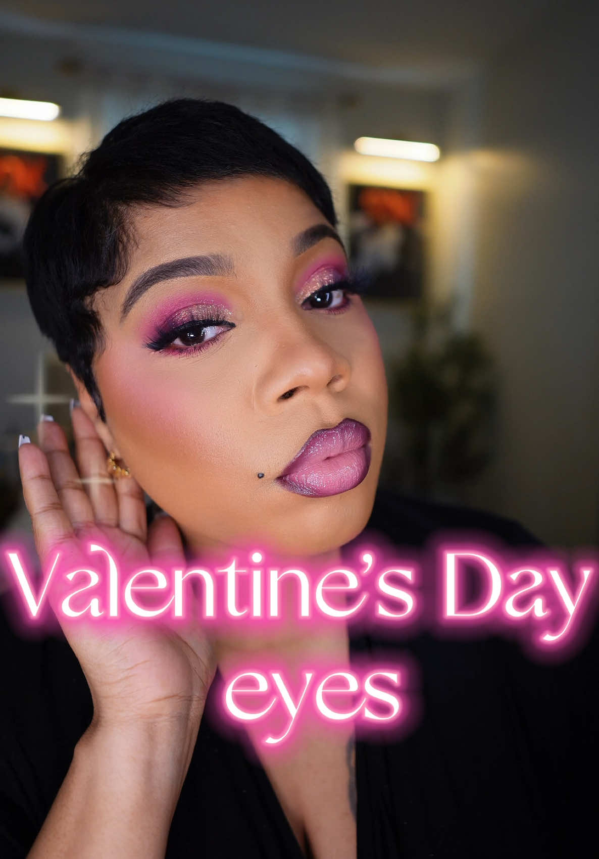 Love is in the air, and so is this dreamy Valentine’s Day glam! 💕✨ Let me show you how I created this soft, romantic eyeshadow look—perfect for the season of love! Would you try this look? 💖 #valentinesmakeuplook #softglam #phillyinfluencer #pinkmakeup 