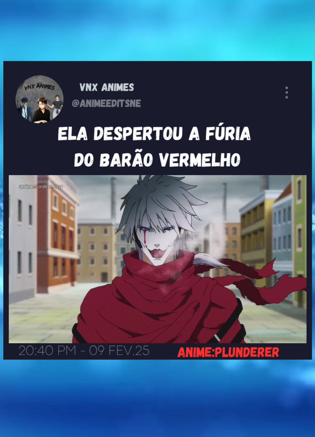 Ela despertou a fúria do barão vermelho #Anime #plunderer #animes #topanime #timeanime #animesbrasil #animesad #animerecommendations #animesadmoment 