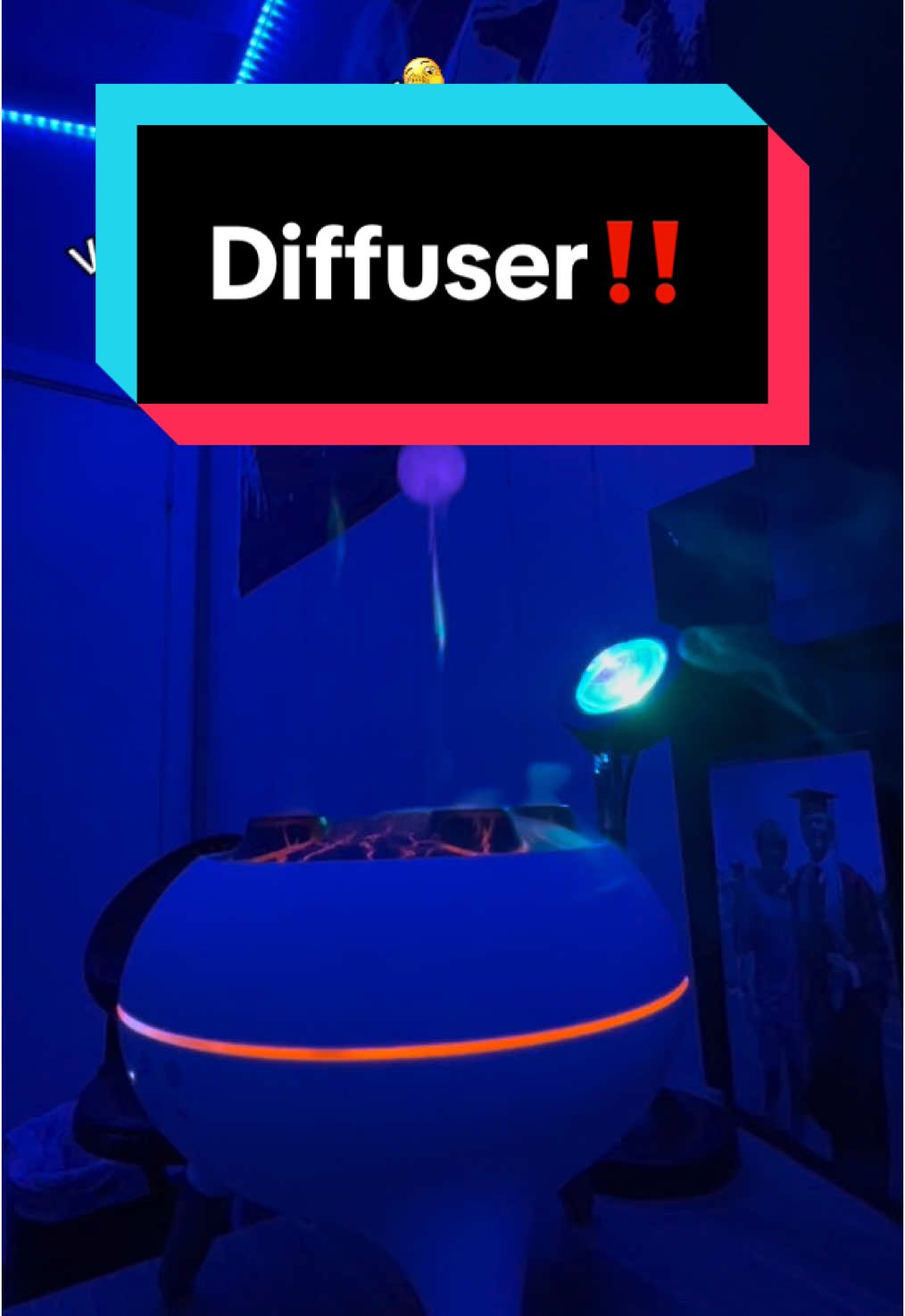 Absolutely love this diffuser! Very very satisfying and just is a nice vibe in my room‼️ #fyp #foryoupage #led #vibes #diffuser #satisfy #latenight #decor #room #roomaccessories 
