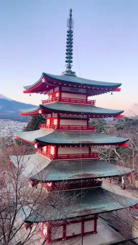 Beautiful Sunrise @Mt.fuji☀️ #Travel #winter #mt.fuji #arakurayamasengenpark #sunrise 