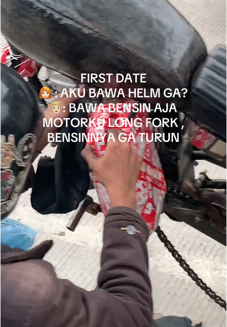 ehe namanya jg choppy 😝 #mensgarage #saikingarage #aliansichopper #foreverlongfork #choppy #choppycubindonesia #bukansuhukayasitu 