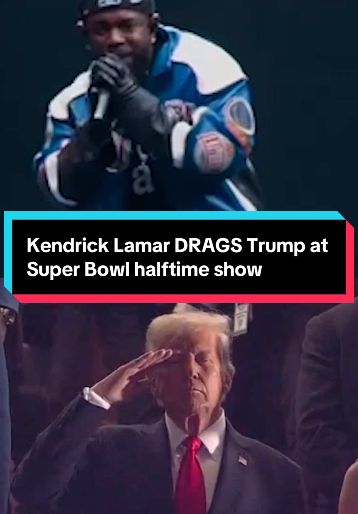 “The wrong guy” #SuperBowl #kendricklamar #trump 