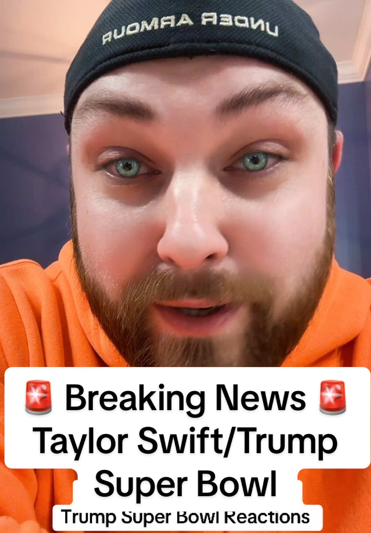 Taylor Swift Donald Trump Fan Reactions at Super Bowl #taylorswift #trump #SuperBowl #fyp 