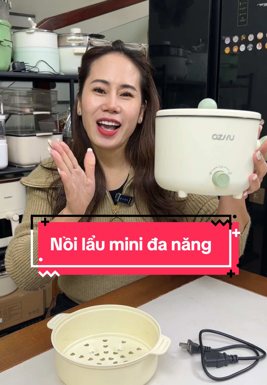 Nồi điện có khay hấp ăn lẩu,nấu mì rất tiện lợi #noidiendanang #noidien #noilaudien #noilaudanang #noihapdanang #noidienmini #xuhuong #thuythothe 