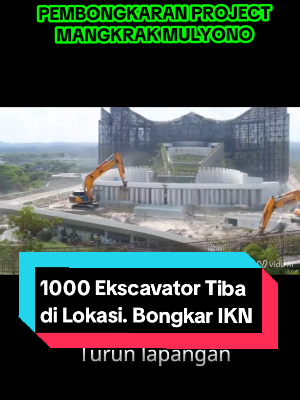 BBC. Dana Project IKN Mangkrak. 1000 Unit ekscavator langsung  eksekusi bangunan IKN. #IKN #mangkrak #mulyono #geopolitikbaruindonesia  #korupsitimah #oligarki