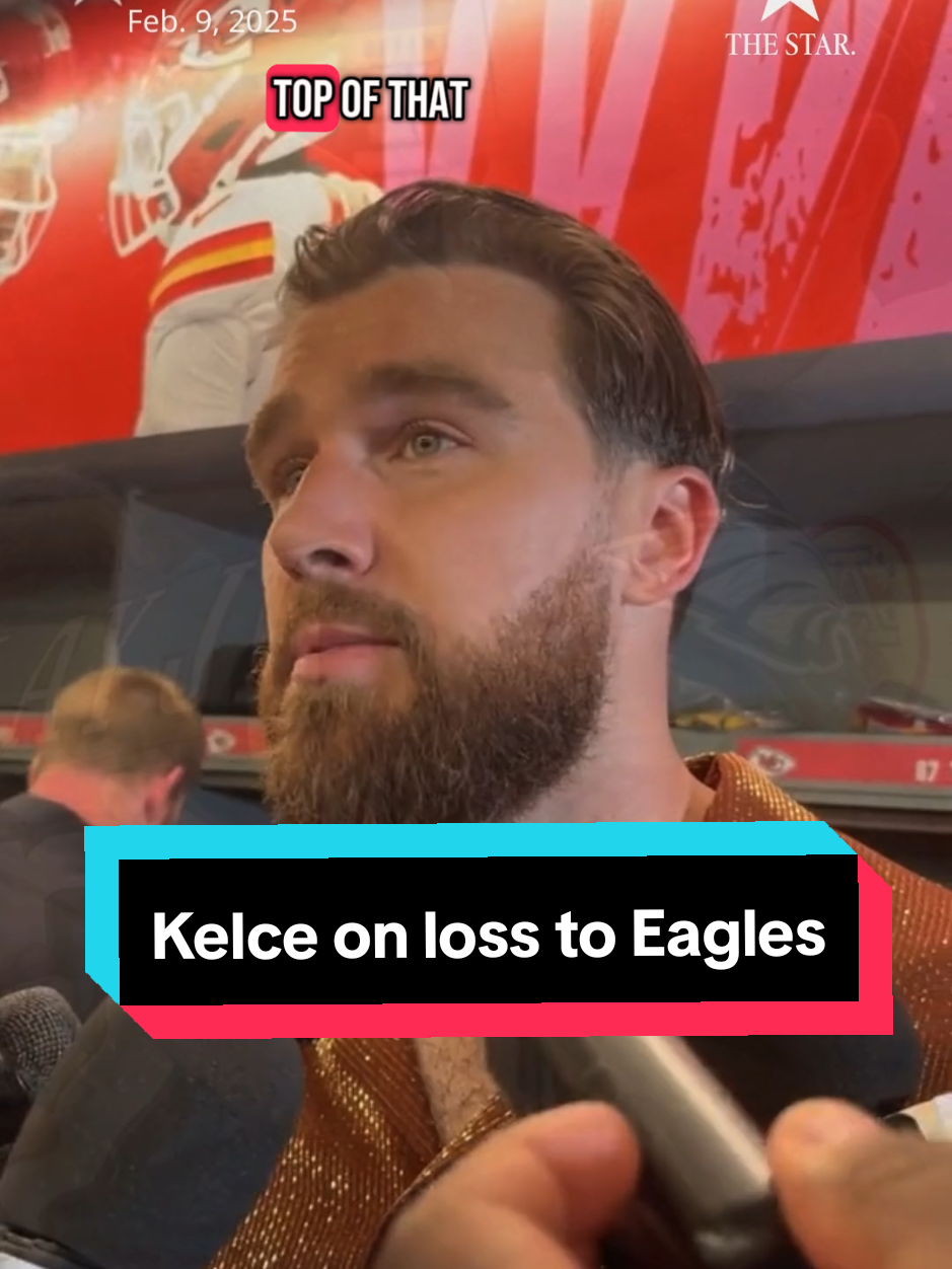 Travis Kelce was dismayed by the Chiefs' performance in Super Bowl LIX, telling reporters 