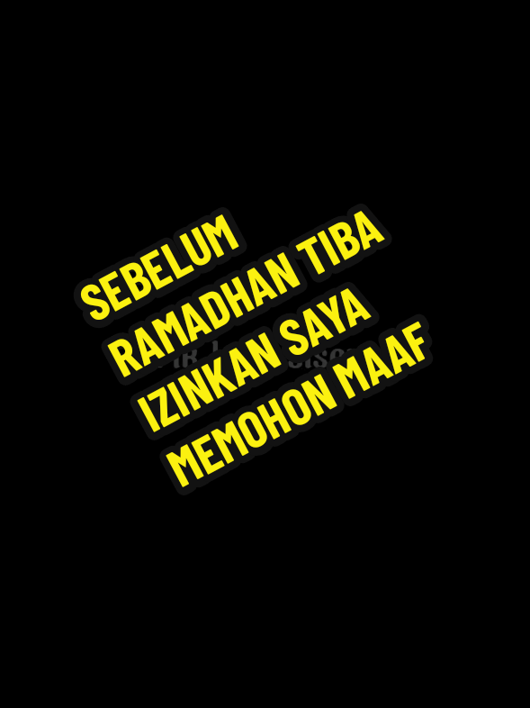 Sebelum Ramadhan Tiba Izinkan Saya Memohon Maaf  #rinduramadhan #ramadhansemakindekat #luahanhati #khasuntukmu #mysongsisena #liriklagusis_ena 