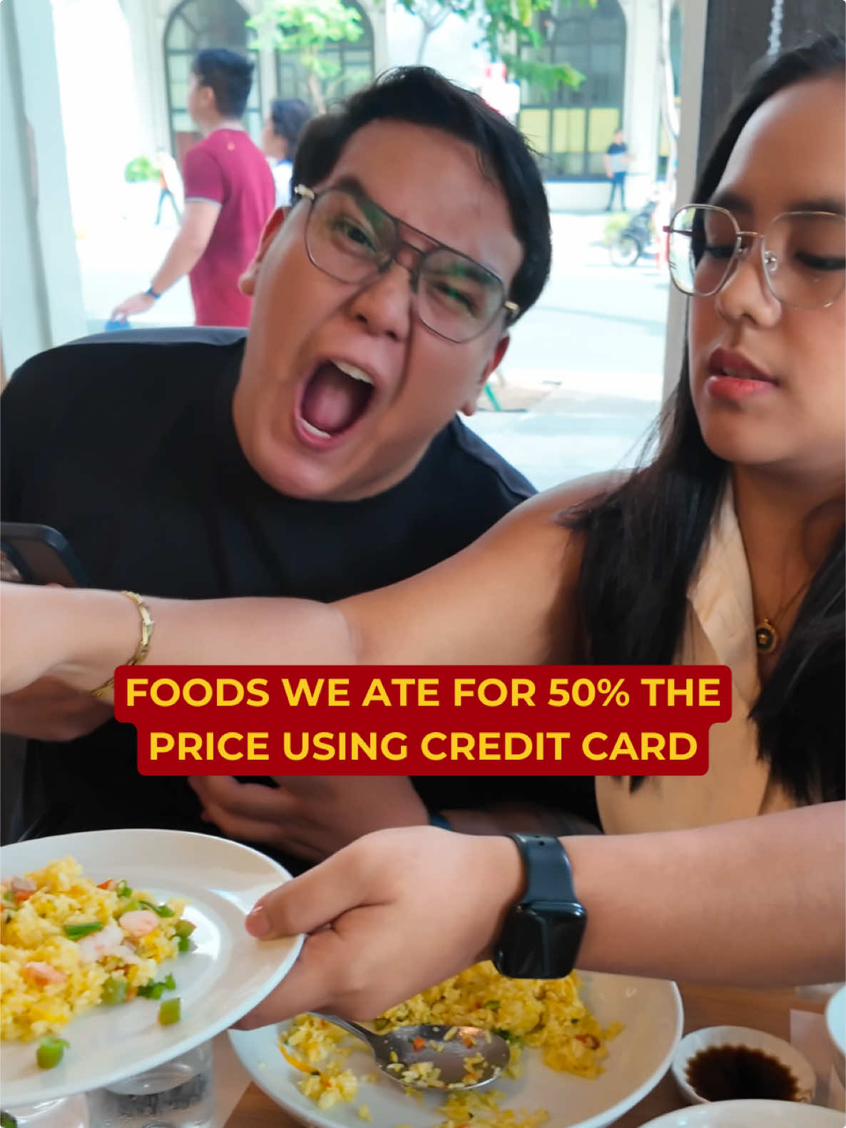 50% off? You know we had to go all out! 🤩🍽️ Super sulit—same sarap, half the price! Thanks to this credit card promo, we got to enjoy all these dishes without the guilt. Who else loves tipid pero enjoy moments like this? 😉 Want to be financially literate? Come and join our community. Link in bio! #kaskasanbuddies #fyp #creditcardph #creditcard #financetok #fintok #LearnOnTikTok #tips #tipsandtricks #Foodie #FoodTok #foodieph 