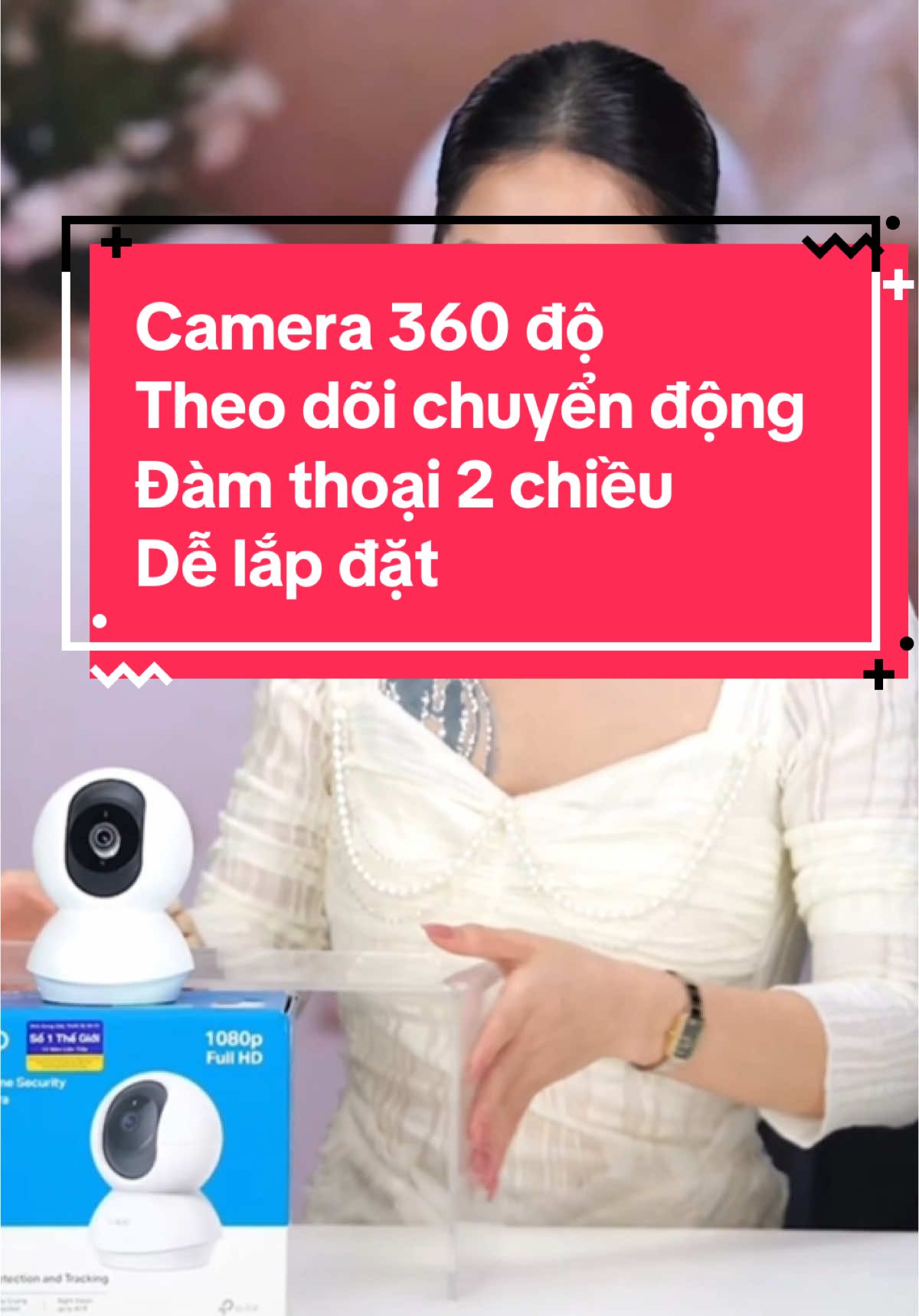 Camera an ninh, có đàm thoại 2 chiều, xoay 360 độ, theo dõi chuyển động, tự lắp đặt được #tapo #tplink #camera #cameraanninh #camera360 #cameratapo #camerawifi #hangdumuc #hangdumuclive #saleluongve #salegiuathang 