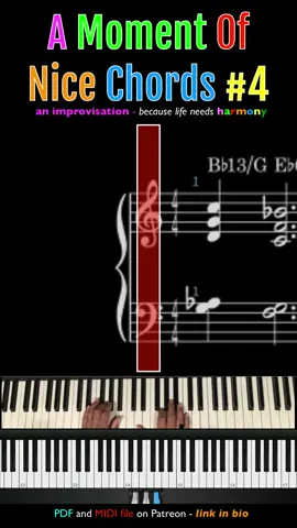 One from the archive.  PDF and Midi file available on Patreon.  DM for link  #jazz #jazzpiano #piano #jazzsolo #improvisation #billevans #herbiehancock #pianolesson #pianolessons #jazzlessons #jazzeducation #openlessons #openstudio #mccoytyner #billevans  #harmony #rhythmchanges #igotrhythm #gershwin #jazzmusician