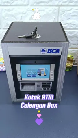 Kotak ATM Celengan Box Besar dan Tebal. #kotakcelengan #celenganatm #celenganbox #atmbcacelengan #cuantanpabatas #gebyarbelanjafebruari
