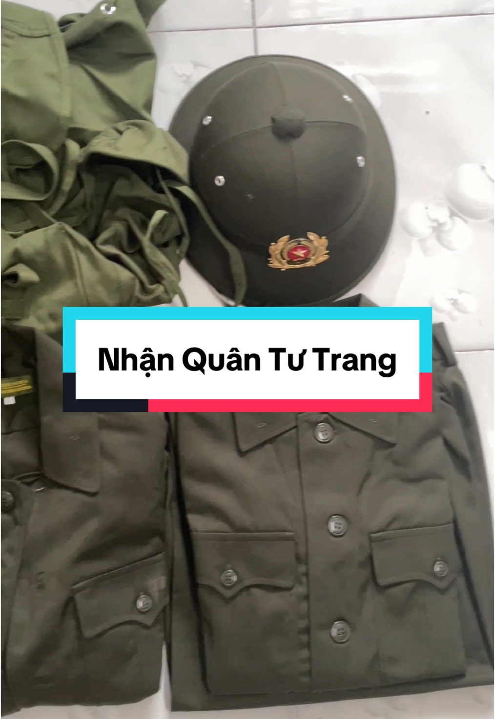 Nhận Quân tư trang ngay nào #nghiavuquansu #nghiavucongan #viral #trending 