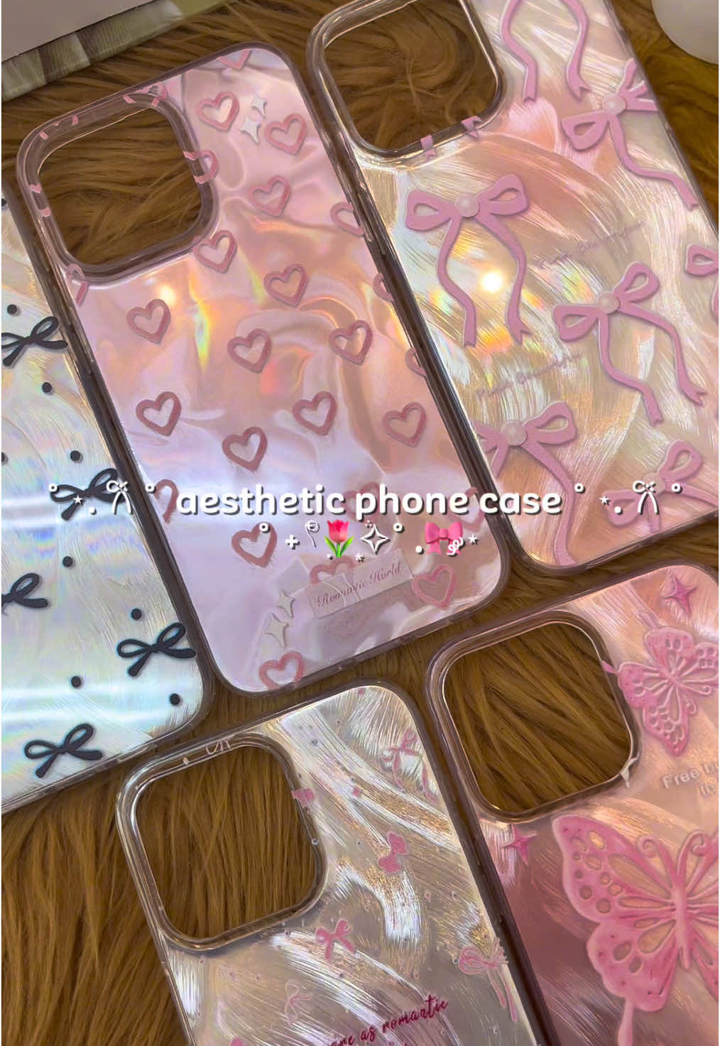 Koleksi semua motif nya skrg! Ready alltype 😍✨ #fyp #rekomendasicase #casemurah #caseaesthetic #hologram #clarity #hardcase #soundviral #fypgakni #bismillahfyp #masukberandafyp 