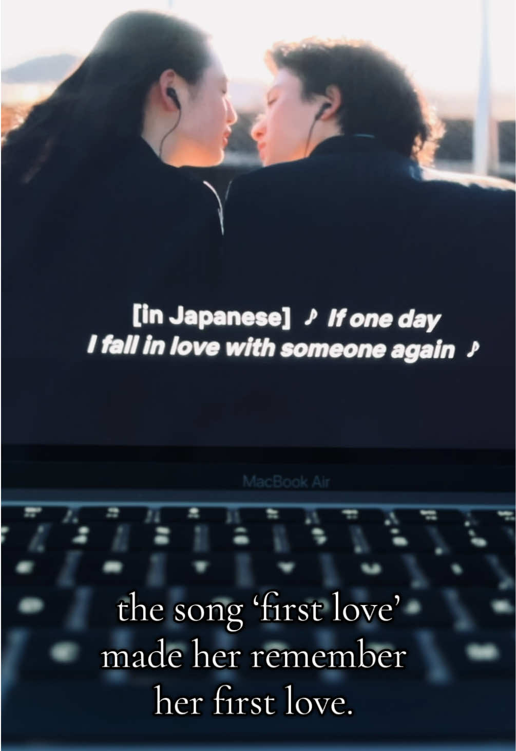 brb, crying. 🥺 #japan #japanese #movie #firstlove #song #music #lyrics #fyp #jdrama 