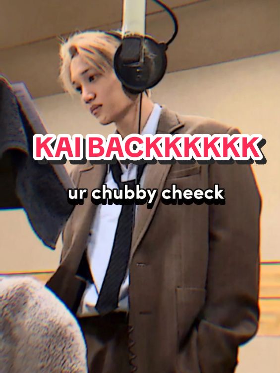 Wolcome back KAI KPop era #kai #zkldin #kimjongin #exo 