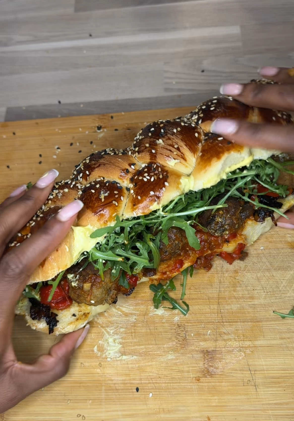 Subway Hallot sur vous 🤩 avec la recette de @hannaforkids ✨#hallot #sandwich #hallotes #jewishtiktok #shabat #shabatshalom #mekbouba #boulette 