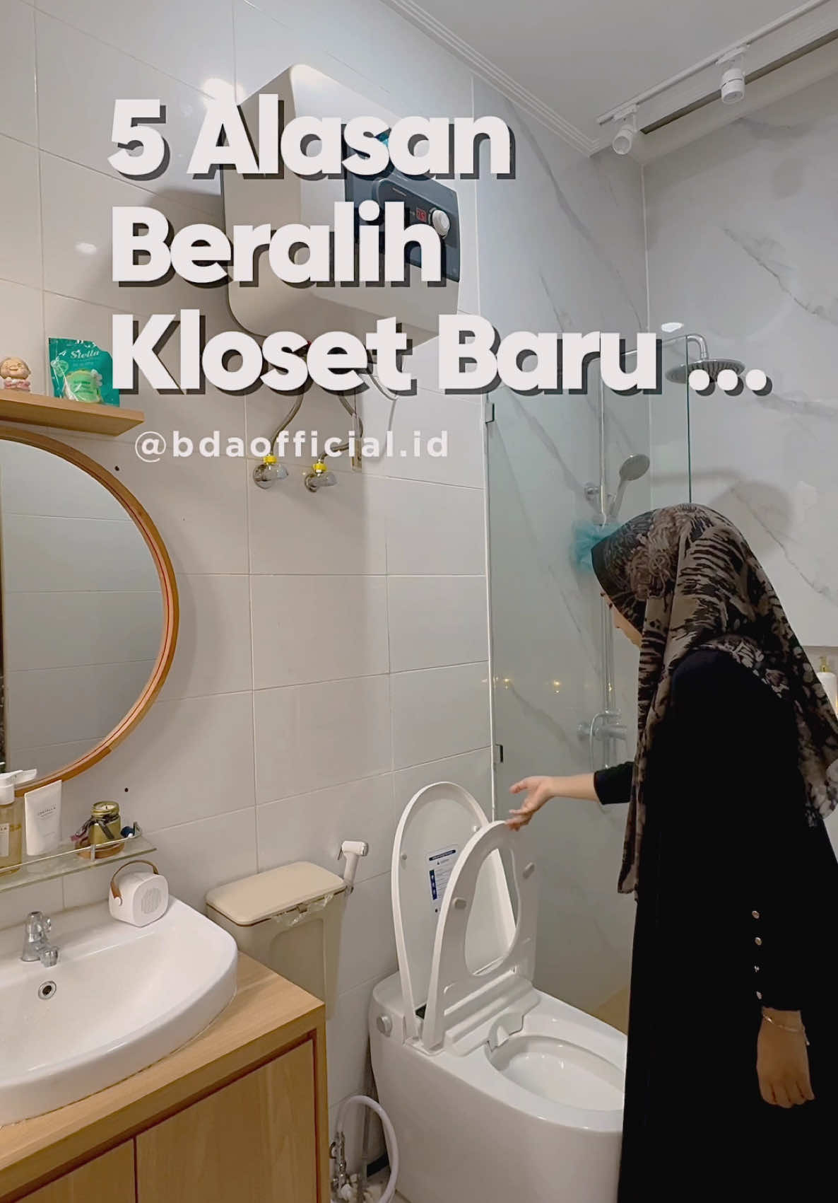 5 alasan kenapa harus pilih kloset ICEPOL BY BDA @BDAofficial klo mau ganti kloset 😍 Kloset ini tu mirip banget smart kloset ya, flush nya juga bisa menggunakan kaki  #BDA #BDASanitaryWare #lcepolbyBDA
