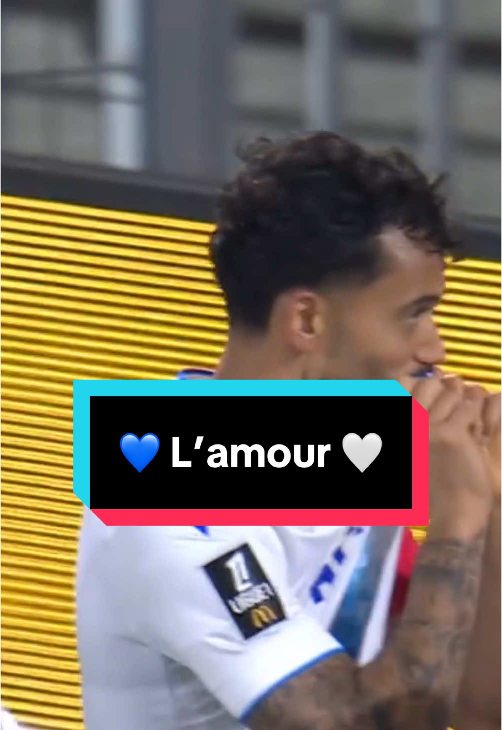 💙 L’amour, l’amour, l’amour 🤍 #TeamAJA #ligue1 #jubal #auxerre 
