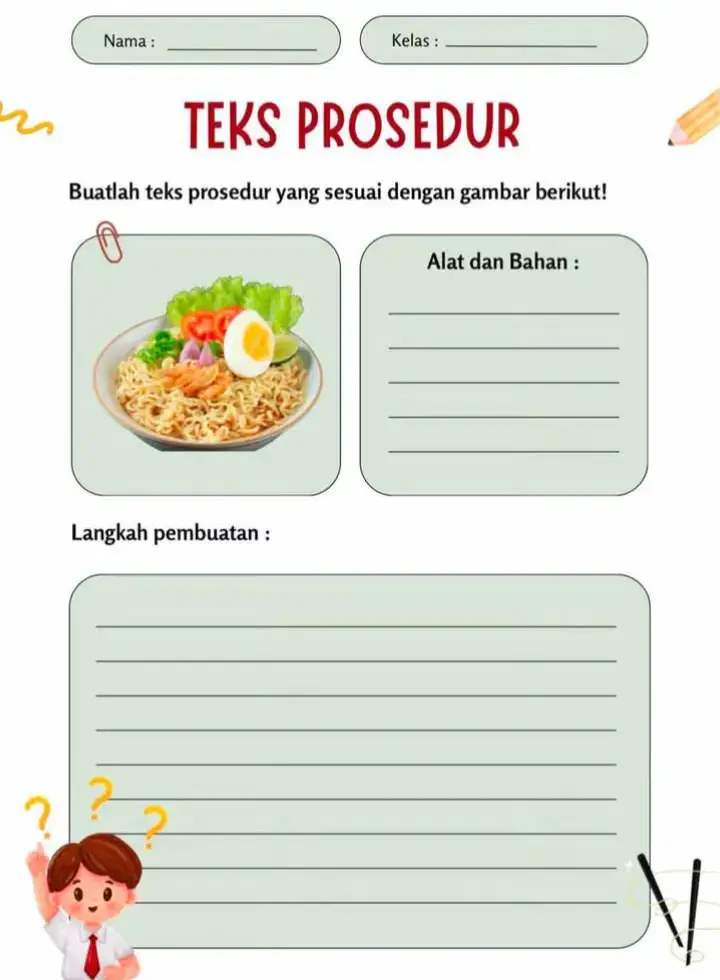 LKPD Bahasa Indonesia. Mengenal Teks Prosedur. #gurusd Yuk menjadi guru yang menyenangkan #kreatifdaninovatif 