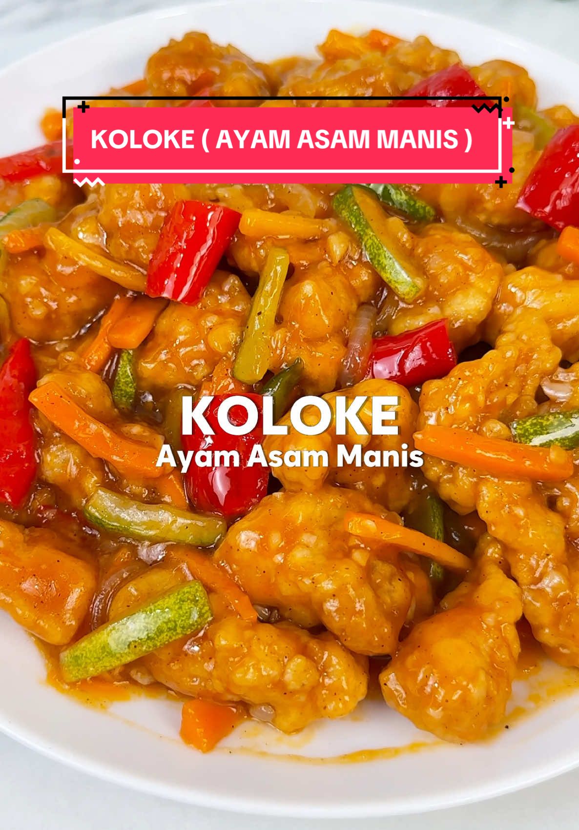 KOLOKE / AYAM ASAM MANIS 🥹 hmmm menu satu ini tuh gak pernah absen di acara hajatan & kondangan gaksiii, rasanya yang enak emg jadi favorit semua orang , kataku sih kalian wajib bikin juga resep koloke ala aku, karena bukannya sombong mirip banget sama yang di catering2 ituuu, kuncinya aku saranin jangan pake tepung bumbu buat balutan ayamnya, karena nanti rasanya jadi over, karena dari saus nya aja uda swedep banget… selamat mencoba ✨ ❤️ RESEP AYAM ASAM MANIS ( KOLOKE ) By @mardatillahika  -250 gr dada ayam -1 buah wortel -1 buah timun -nanas bila ada  - 1/2 siung bawang bombai - 6 siung bawang putih - 2buah cabe merah bahan pelapis: 5 sdm tepung terigu 4 sdm tepung sagu/tapioka 2 sdm tepung beras 1 sdt garam 1 sdt lada Bahan saus -6 sdm saus tomat -1 sdm saus tiram -1 sdm minyak wijen -1 sdm maizena -1 sdt garam -1 sdt kaldu jamur -1 sdt lada bubuk -100 ml air ✏️ cara membuat simak di video ya 🍳 cookware by @idealifeonline_  📖 all recipe by @idealifeonline.resep  Idealife Chopping Board IL 160 J ✅ 3 in 1 Multifungsi Talenan ✅ Bisa mengasah pisau, menghaluskan bawang ✅ 2 sisi stainless Steel antibacterial ✅ stainless Steel 304 ✅ BPA free Spatula IDEALIFE IL 172 A ✨ 23 pcs ✨ high quality ✨ tahan panas ✨ FDA Approved ✨ elegant design ✅ Wok Pan IDEALIFE IL 28 ✨ German technology ✨ non stick ✨ Marble design coating ✨ less oil ✨ lapisan 6 layer pan berkualitas ✨ free tutup dan spatula #koloke #kolokeayam #kolokeayamasammanis #ayamasammanis #ayamasammanis🍗 #menucatering #olahanmenucatering #menuharian #menurumahan #idemenuseharihari #menumasakanharian #resepsimpel #resepmudah