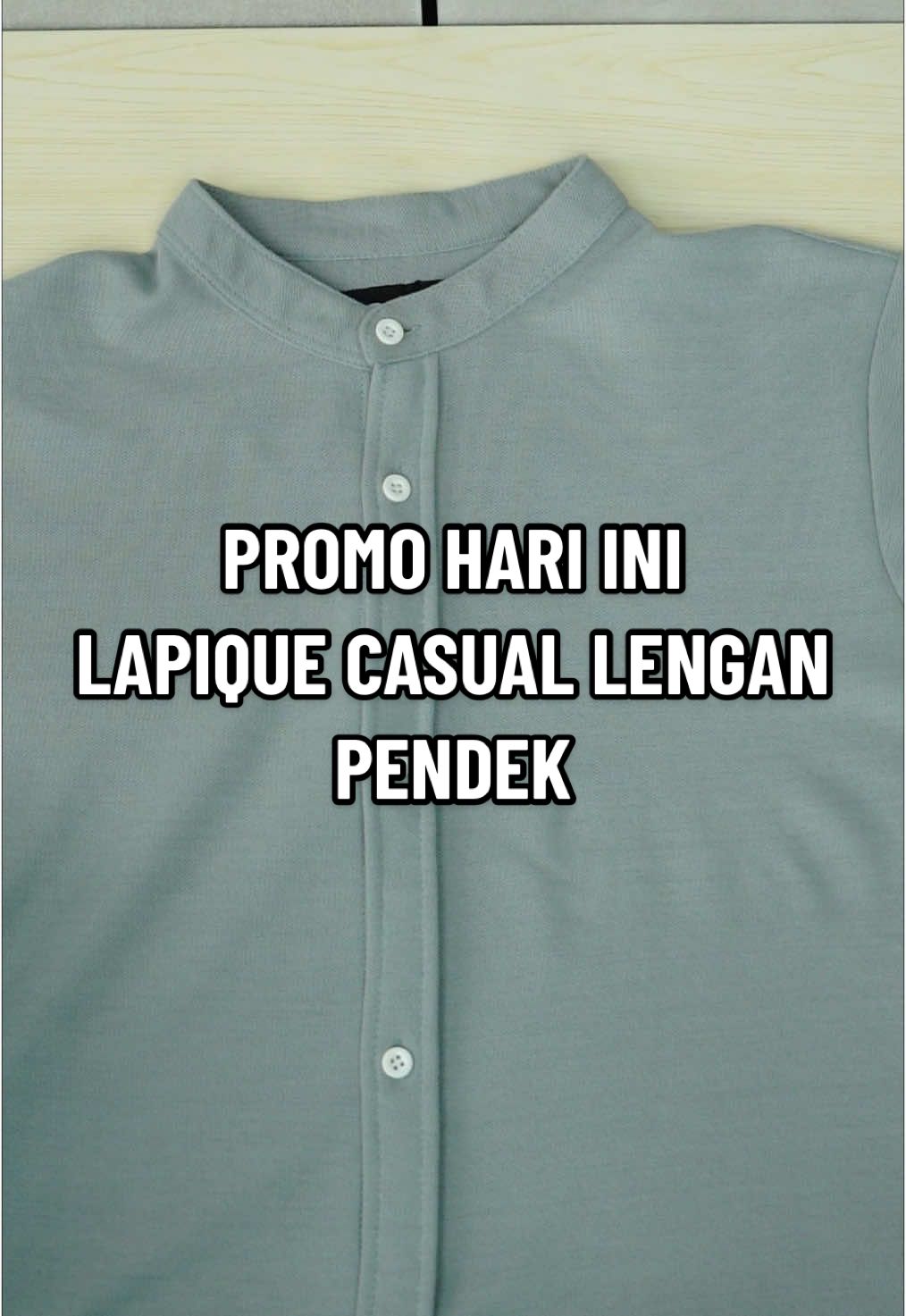 Lapique Casual lengan pendek, jangan sampe ketinggal buat lo yang pengen edisi ini! Join live dan checkout sekarang juga! #stylelaki #outfitideas #rekomendasioutfit #fyp #kemeja #dailywear #polo #OOTD 