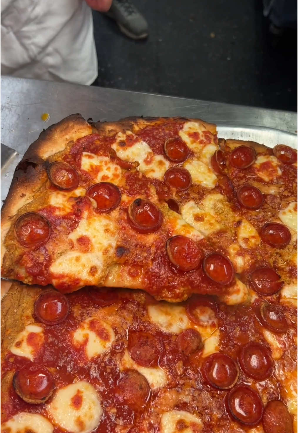 The MUSTARD PEPPERONI PIE from @Panko Pizza in Middletown, NJ! 🌭🍕🔥🤤 You guys NEED to try this one! It’s like a deconstructed hotdog. Who’s hungry? #DEVOURPOWER #fyp #foryou #foodtiktok #pepperoni #mustard #pizza #foodies #foodblog #newjersey #njfood #pankopizza #pepperonipizza #njpizza #pizzanj #pizzamaking #Recipe #cooking #italian #italianfood 