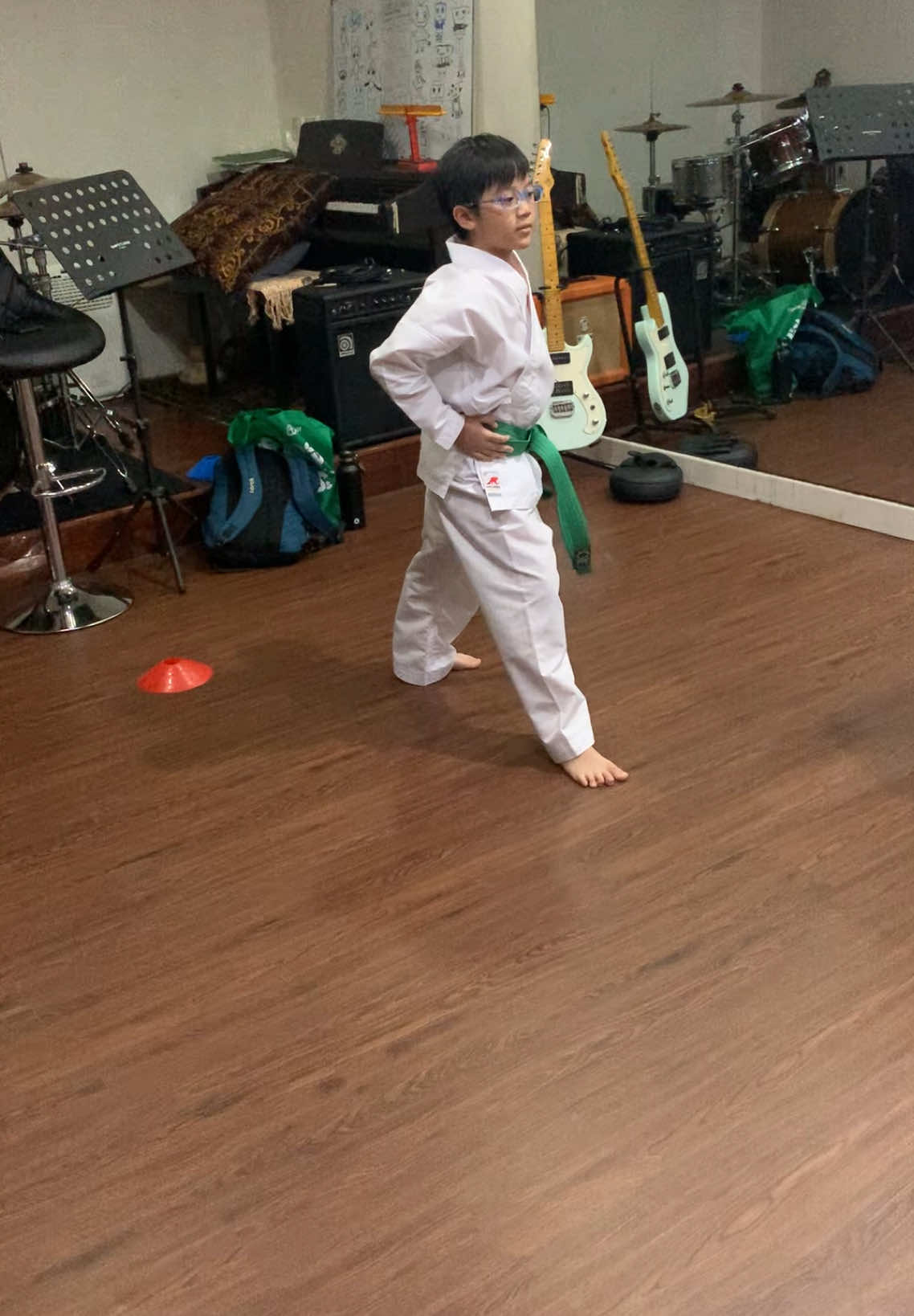 Yeay Sabuk Hijau #maomettano #sabukhijaukarate #karatekid #karate 