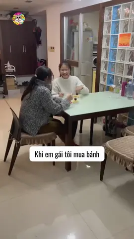 Tổng hợp clip chị em Ding Ding - Dang Dang. Tập 38: Khi em gái tôi mua bánh #haihuoc #haihuocvuinhon #dingdang #xuhuong #valentine #ValentinesDay #beoitutu