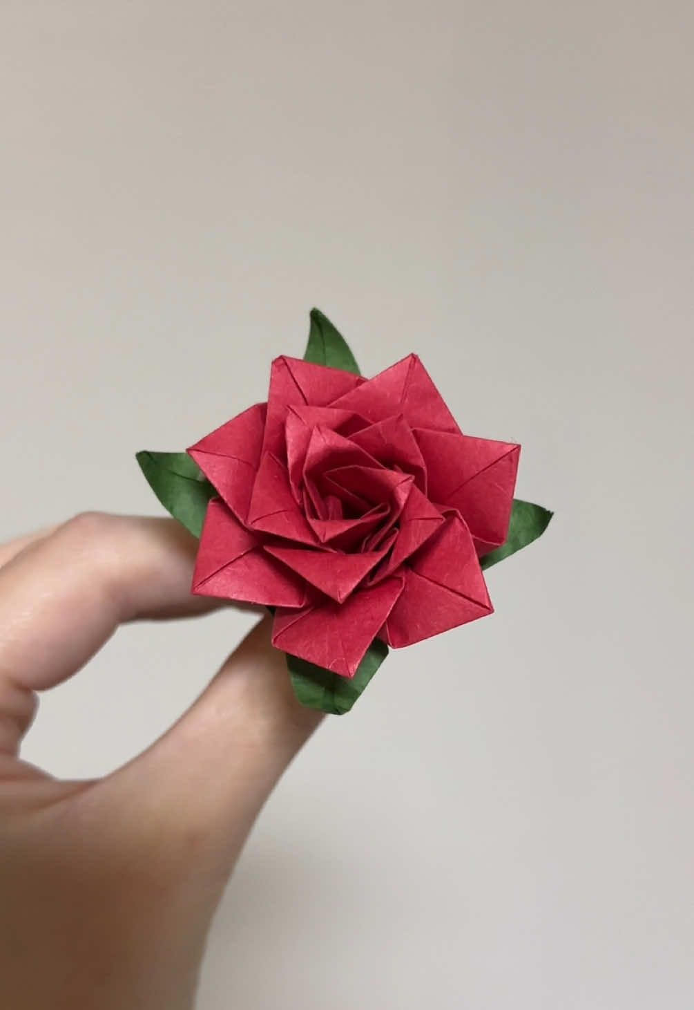 found this amazing paper/origami rose on @István youtube channel (origamiaround) 🌹♥️ love it so much 🥹 #paperflower #origamiflower #paperrose #origamirose #ValentinesDay #cutegift #creatorsearchinsights 