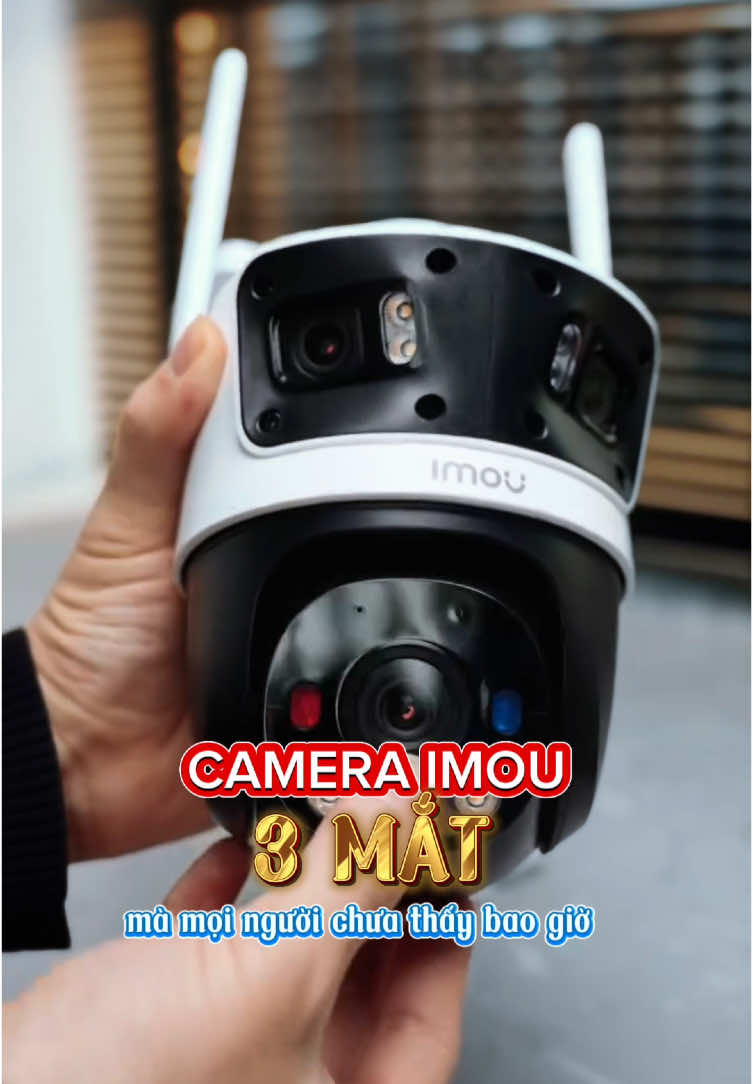 Camera Imou ngoài trời tận 3 mắt Cruiser Triple mà chắc chắn mọi người chưa thấy bao giờ #ongchubiettuot #docongnghe #camerawifi #imou #cameraimou #imouvietnam #giadungtienich 