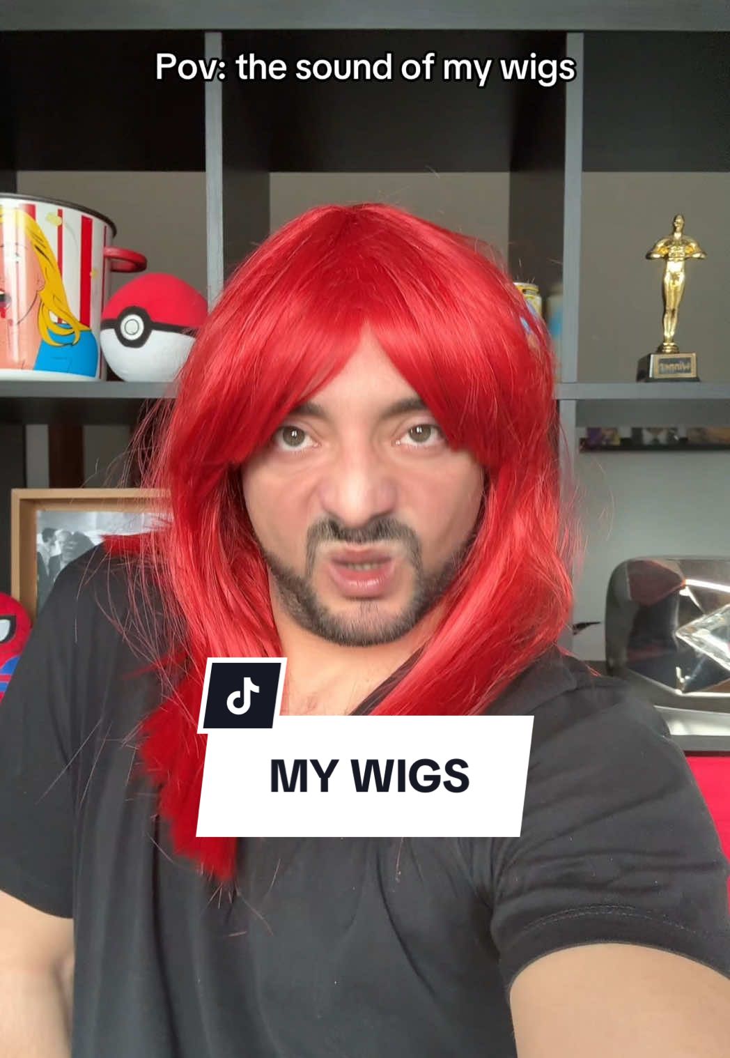 Everything on/in my head #pov #funny #comedy #wig #relatable 