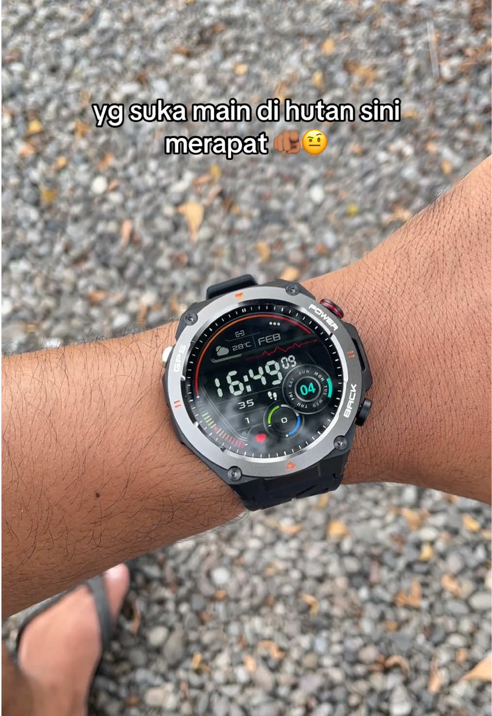 kalo soal batrei + gps jangan di tanya lagi #smartwatcholahraga #smartwatchgps #smartwatchtimever 