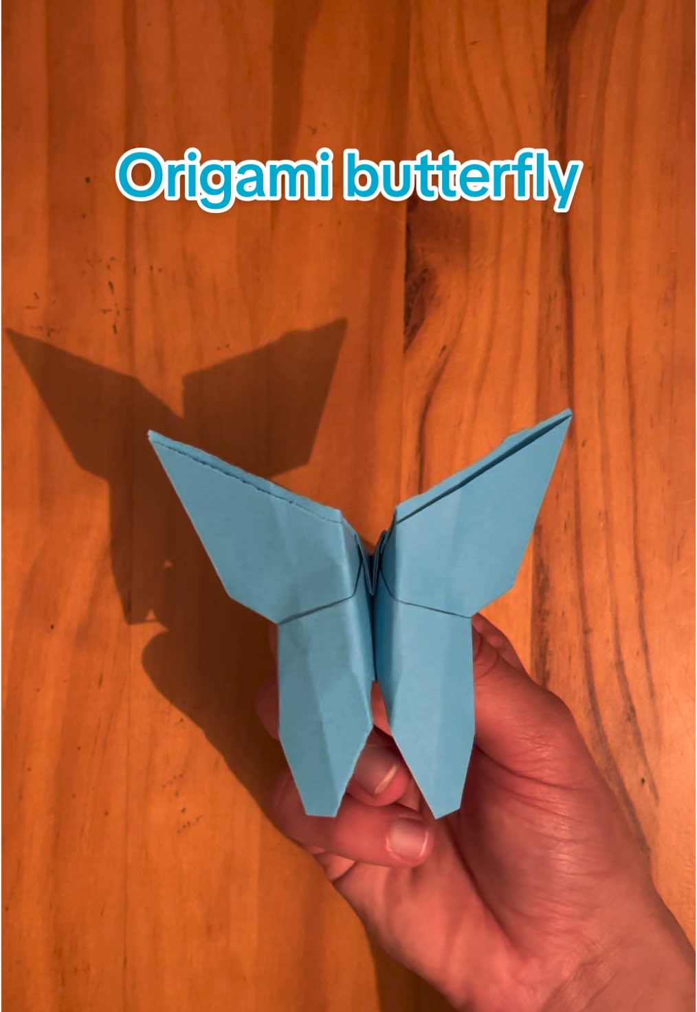 Make an easy paper butterfly #origami 